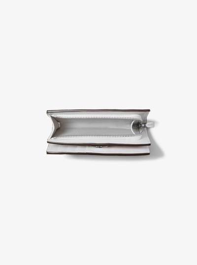 Bryant Medium Pebbled Leather Wallet in OPTIC WHITE | Michael Kors