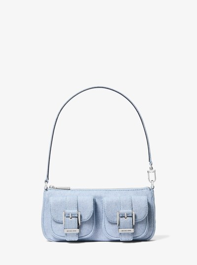 Zoe Small Denim Pochette