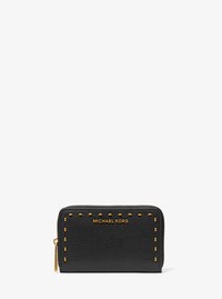 Small Studded Leather Wallet