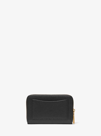 Small Studded Leather Wallet in BLACK | Michael Kors