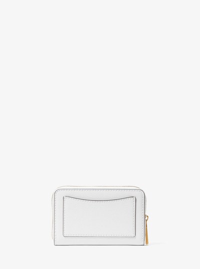 Small Studded Leather Wallet in OPTIC WHITE | Michael Kors