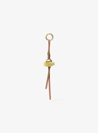 Colgante para bolso de flor de piel