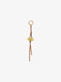 Colgante para bolso de flor de piel