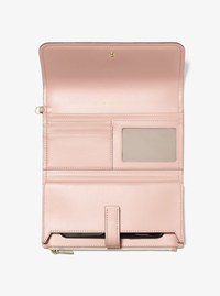 Jet Set Medium Signature Logo Smartphone Wristlet