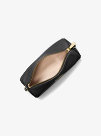Bolso pochette Izzy peque&ntilde;o cil&iacute;ndrico de piel granulada