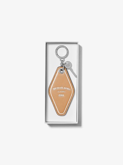 Hotel Key Bag Charm in PEANUT | Michael Kors