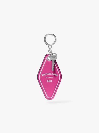 Hotel Key Bag Charm in RASPBERRY | Michael Kors