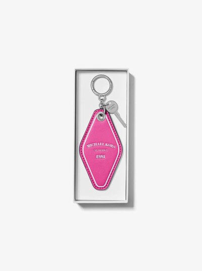Hotel Key Bag Charm in RASPBERRY | Michael Kors