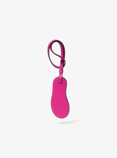 Signature Logo Slide Bag Charm in RASPBERRY | Michael Kors