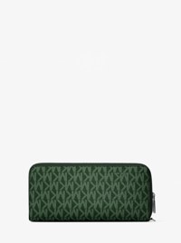 Billetera continental grande con logotipo