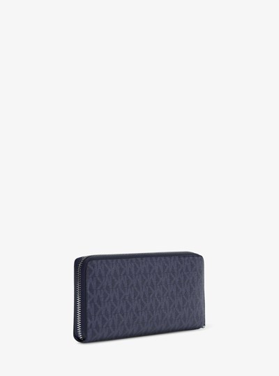 Portefeuille Continental &agrave; grand logo in DRESS BLUES | Michael Kors