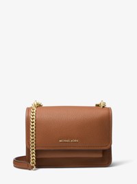 Claire Small Pebbled Leather Convertible Shoulder Bag