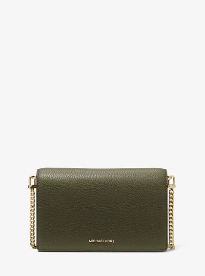 Jet Set Medium Pebbled Leather Crossbody Bag