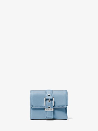 Colby Small Leather Tri-Fold Wallet in CHAMBRAY | Michael Kors