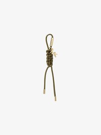 Gold-Tone and Braided Cord Bag Charm