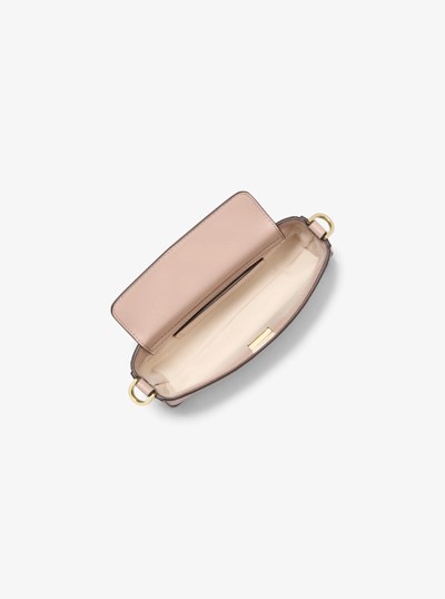 Bryant Small Signature Logo Convertible Pochette in BALLET | Michael Kors