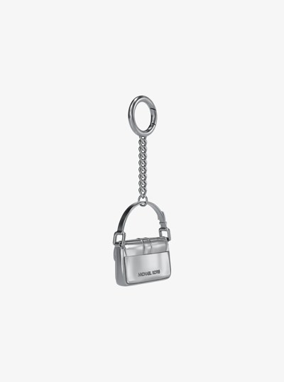 Colby Bag Charm in SILVER | Michael Kors