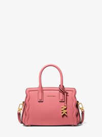 Bolso cruzado convertible Laila extrapeque&ntilde;o de piel granulada