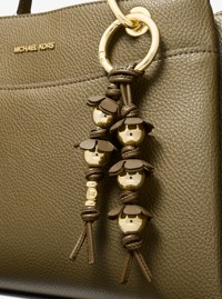 Embellished Floral Bag Charm