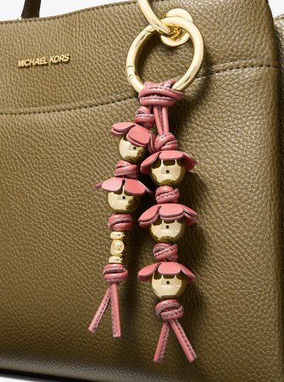 Embellished Floral Bag Charm in PRIMROSE | Michael Kors