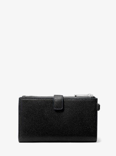 Adele Leather Smartphone Wallet in BLACK | Michael Kors