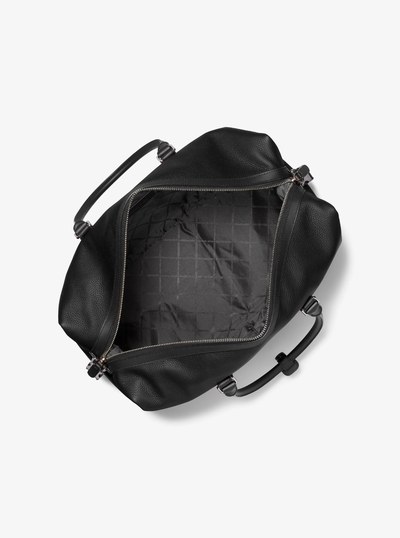 Hudson Leather Duffel Bag in BLACK | Michael Kors