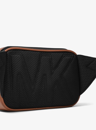 Hudson Small Pebbled Leather Sling Pack in LUGGAGE | Michael Kors