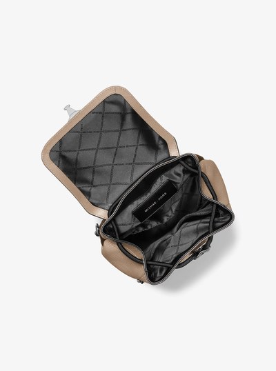 Hudson Leather Aviator Sling Pack in BIRCH | Michael Kors