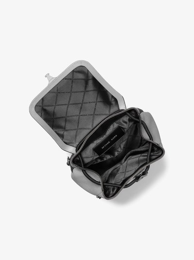 Hudson Leather Aviator Sling Pack in QUARRY GREY | Michael Kors