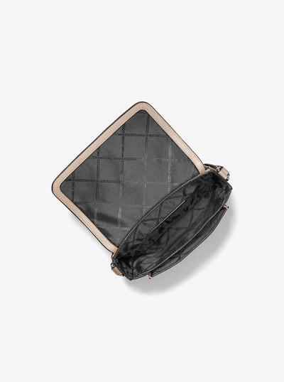 Hudson Pebbled Leather Crossbody Bag in BIRCH | Michael Kors