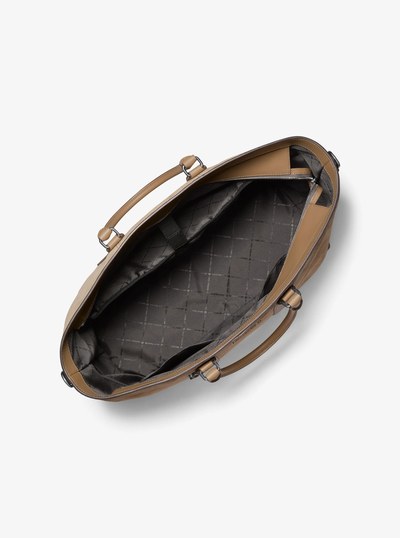 Hudson Suede Tote Bag in HUSK | Michael Kors