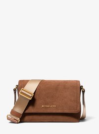 Mini sac messager Hudson en su&egrave;de