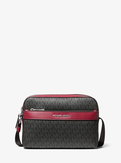 Jet Set Logo Crossbody Bag in BLACK | Michael Kors
