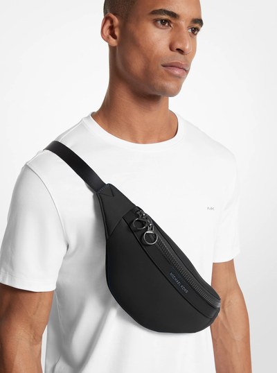 Brooklyn Scuba Belt Bag in BLACK | Michael Kors