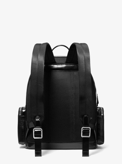 Dakota Leather Cargo Backpack in BLACK | Michael Kors