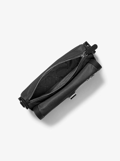 Eli Nylon Messenger Bag with Zip Pouch in BLACK | Michael Kors