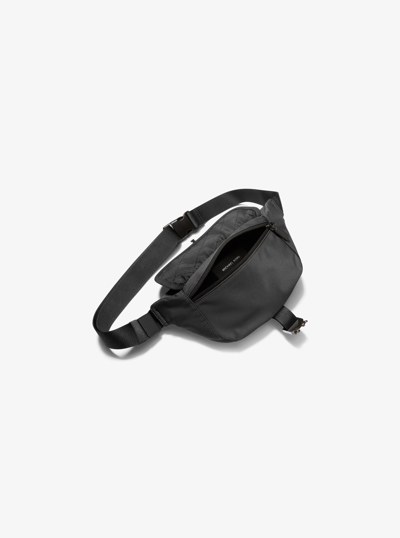 Eli Nylon Aviator Sling Pack in BLACK | Michael Kors