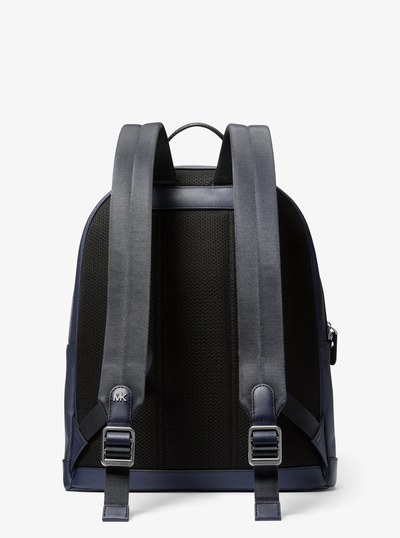 Edison Leather Backpack in NAVY | Michael Kors