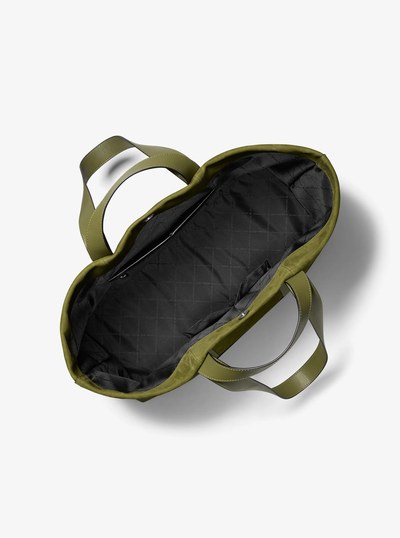 Whitley Medium Nubuck Tote Bag in EVERGREEN | Michael Kors
