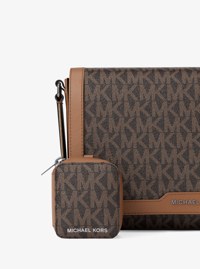 Hudson Mini Signature Logo Crossbody Bag With Airpod Case for Apple Airpods Pro&reg;