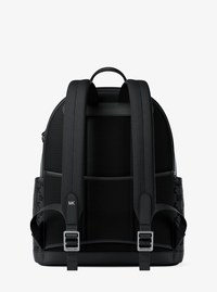 Sac &agrave; dos Jet Set de taille moyenne en cuir grain&eacute; et grav&eacute; &agrave; logo