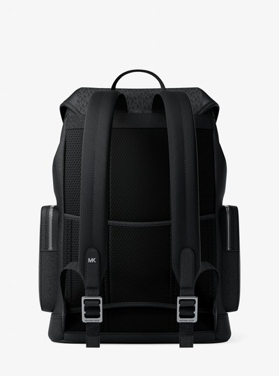 Jet Set Signature Logo Backpack in BLACK | Michael Kors
