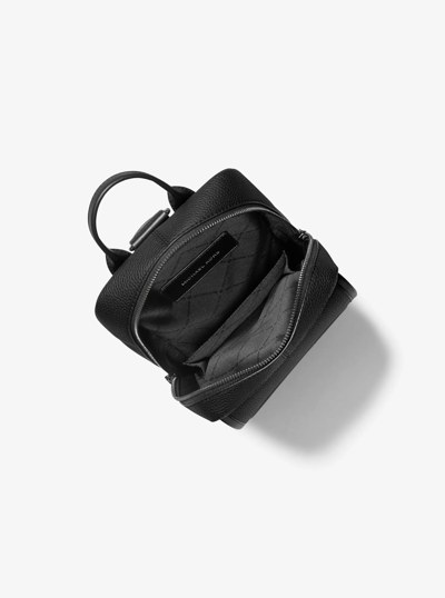Jet Set Pebbled Leather Sling Bag in BLACK | Michael Kors