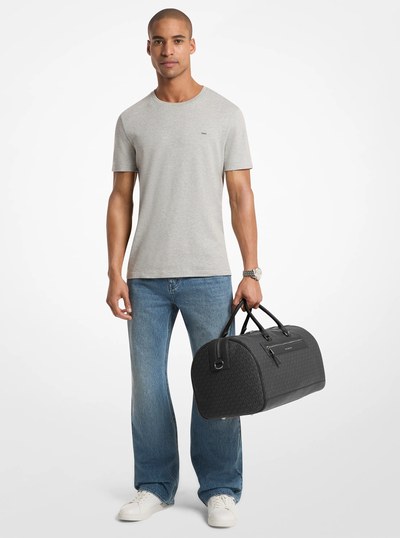 Jet Set Signature Logo Weekender Bag in BLACK | Michael Kors