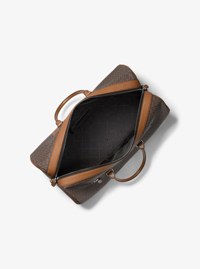 Jet Set Signature Logo Weekender Bag