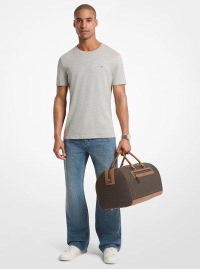 Jet Set Signature Logo Weekender Bag in BROWN/LUGGAGE | Michael Kors