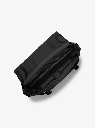 Brooklyn Nylon Gabardine Messenger Bag in BLACK | Michael Kors