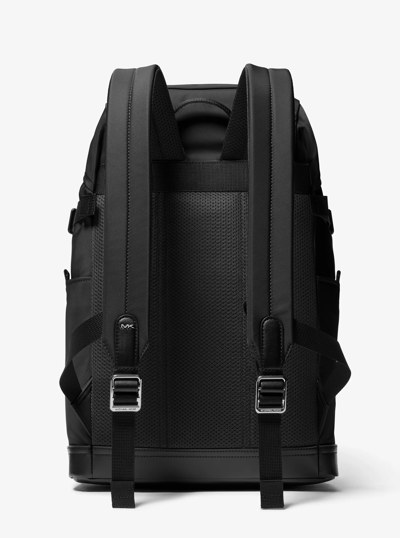 Brooklyn Recycled Nylon Cargo Backpack in BLACK | Michael Kors