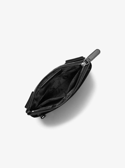 Hudson Signature Logo Crossbody Bag in BLACK | Michael Kors