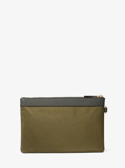 Brooklyn Nylon Travel Pouch in LODEN | Michael Kors